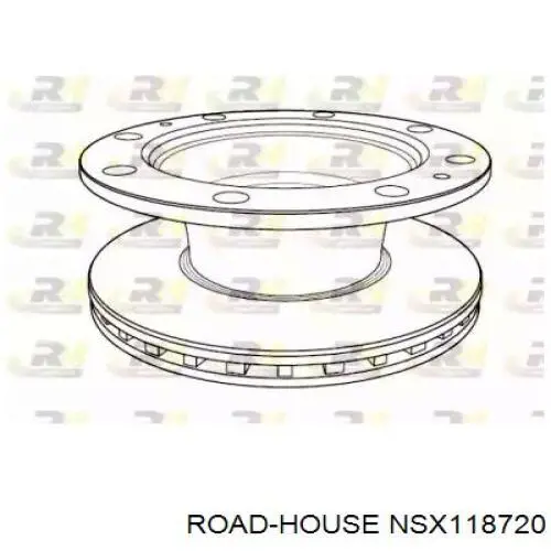 Передние тормозные диски NSX118720 Road House