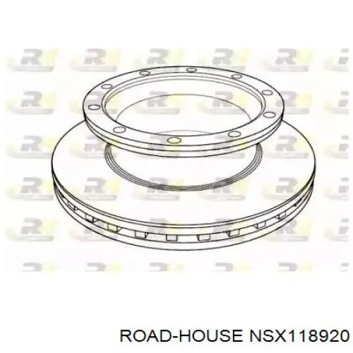 NSX118920 Road House disco do freio traseiro