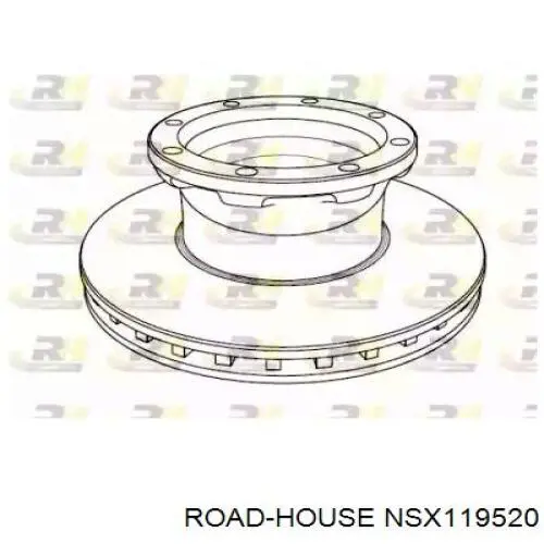 Тормозные диски NSX119520 Road House