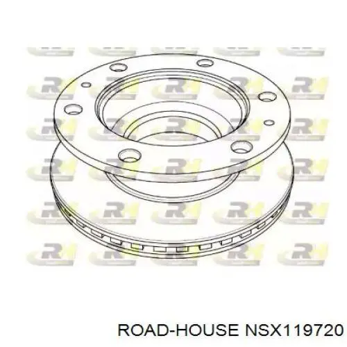 NSX119720 Road House disco do freio dianteiro