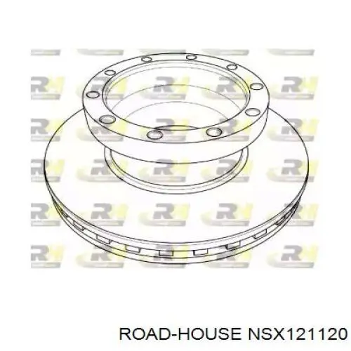 NSX121120 Road House disco do freio traseiro