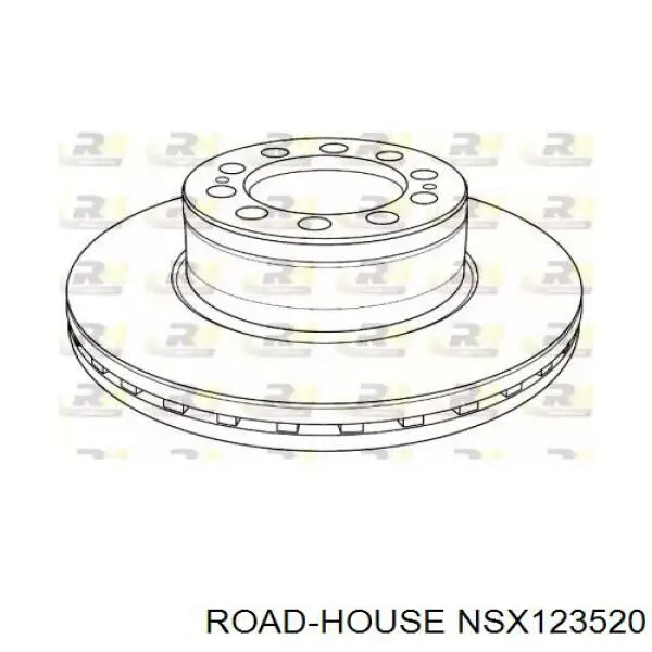 Передние тормозные диски NSX123520 Road House