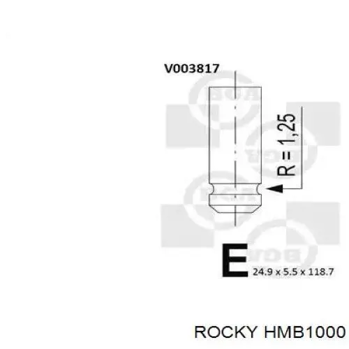 HMB-100-0 Rocky клапан выпускной