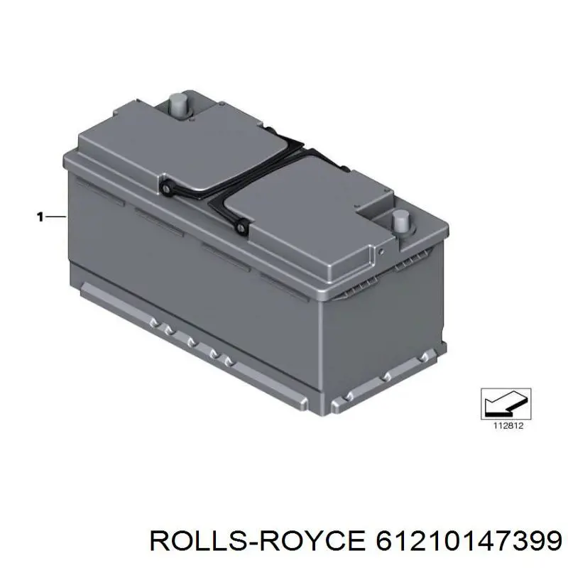 Аккумулятор Rolls-royce 61210147399