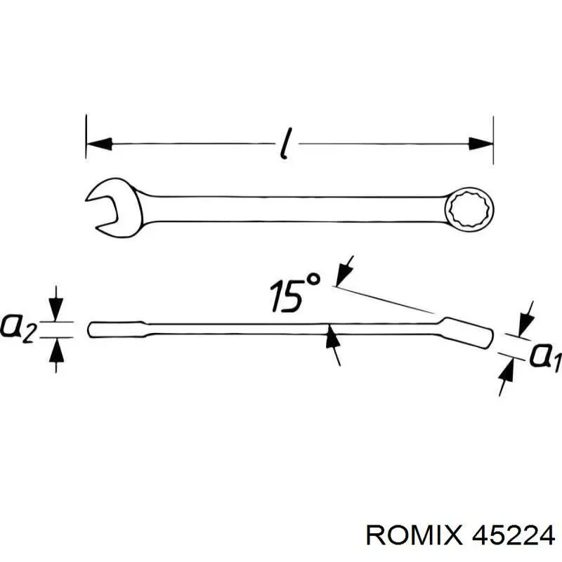Болт (гайка) крепежа 45224 Romix