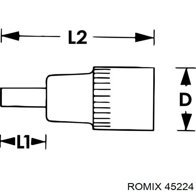 Купить 45224 Romix Болт (гайка) крепежа