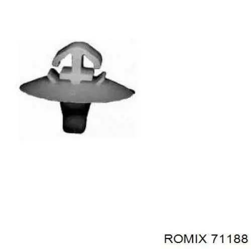 71188 Romix пистон (клип крепления молдинга двери)