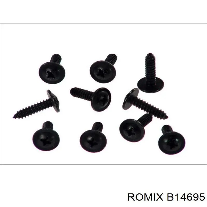 B14695 Romix Пистон (клип) крепления обшивки крышки багажника