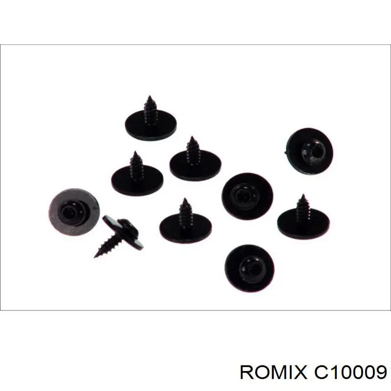 Пистон (клип) крепления бампера заднего Romix C10009