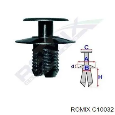 Купить C10032 Romix Термоизоляция передка
