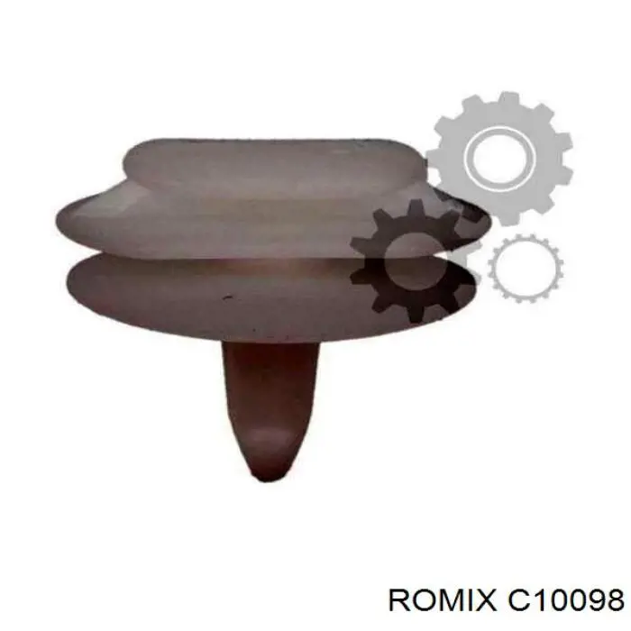 C10098 Romix пистон (клип крепления молдинга двери)