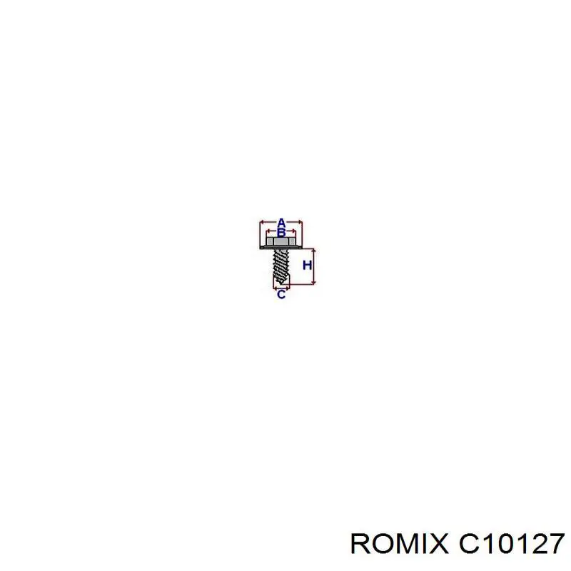 Perno de protección del motor C10127 Romix