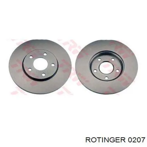 0207 Rotinger диск тормозной передний