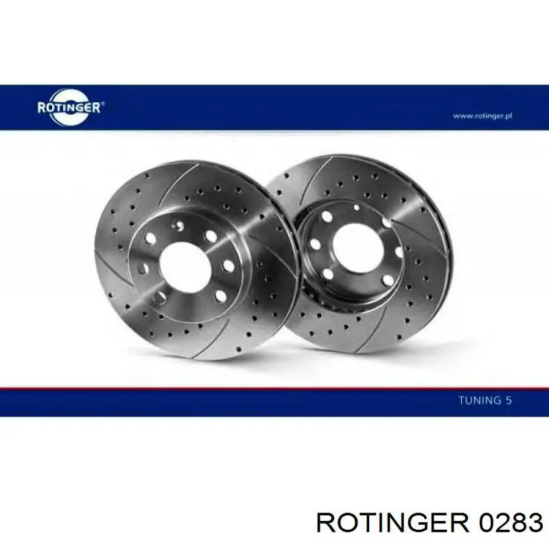 Тормозные диски 0283 Rotinger