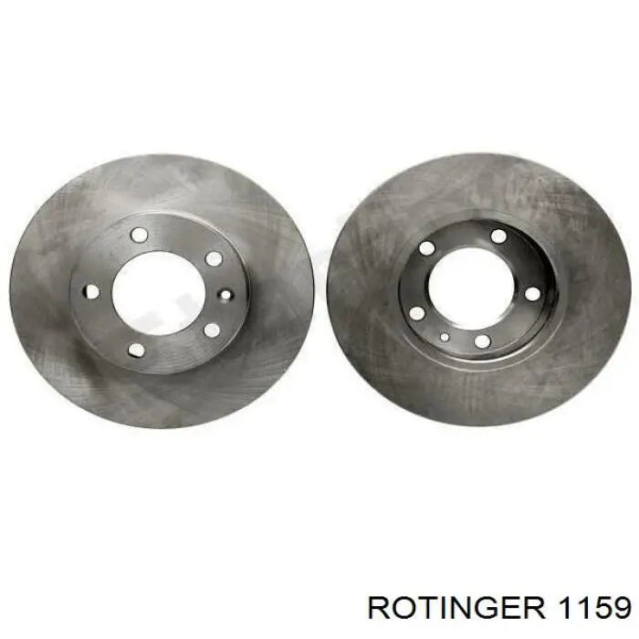 Передние тормозные диски 1159 Rotinger