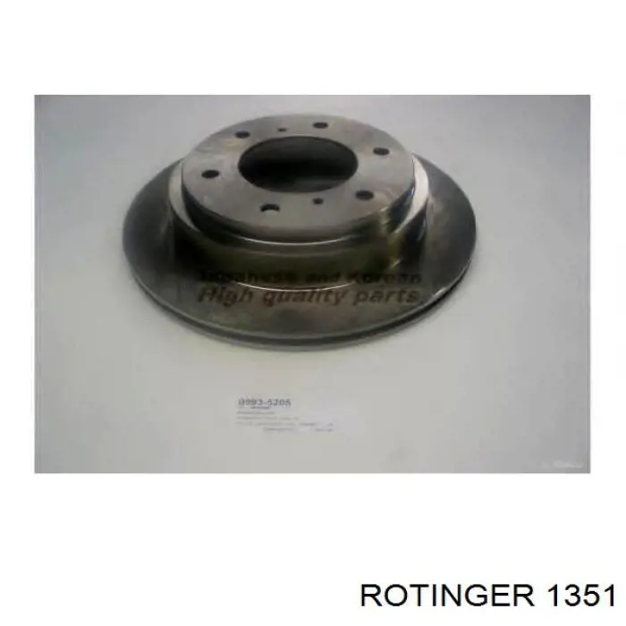 1351 Rotinger диск тормозной передний