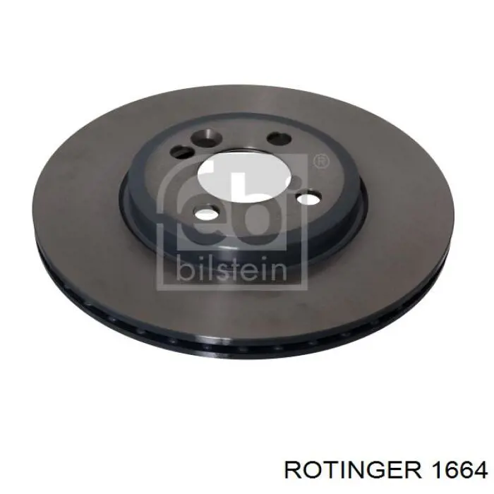 1664 Rotinger диск тормозной задний