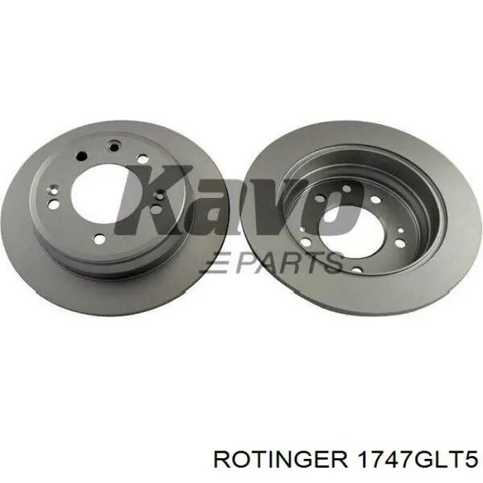 Купить 1747GLT5 Rotinger Диск тормозной задний