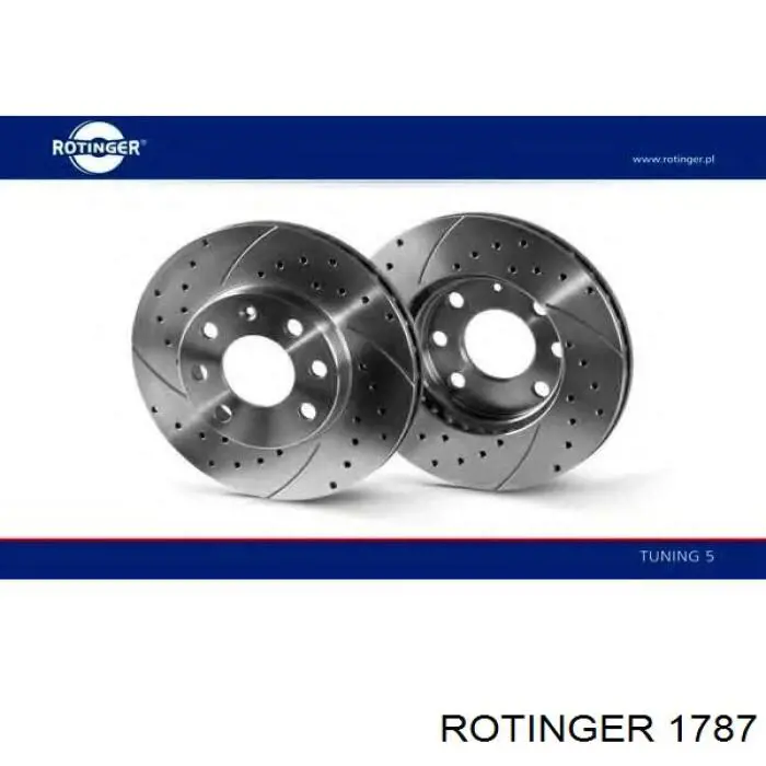 1787 Rotinger диск тормозной задний