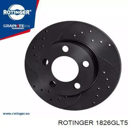 Купить 1826GLT5 Rotinger Диск тормозной задний