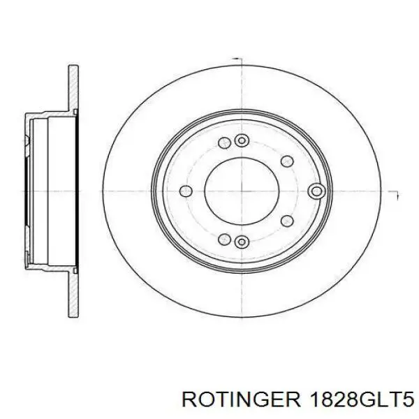 1828GLT5 Rotinger Дисковый тормоз