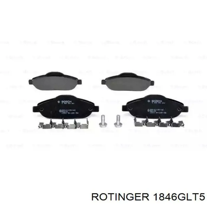 Disco de freno trasero 1846GLT5 Rotinger