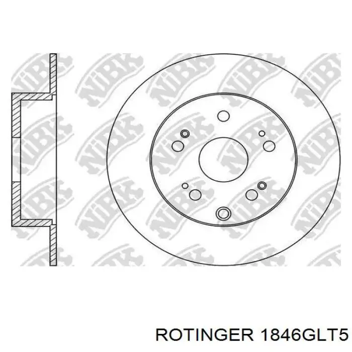 1846GLT5 Rotinger Дисковый тормоз