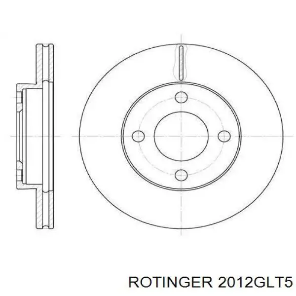 2012GLT5 Rotinger тормозные диски