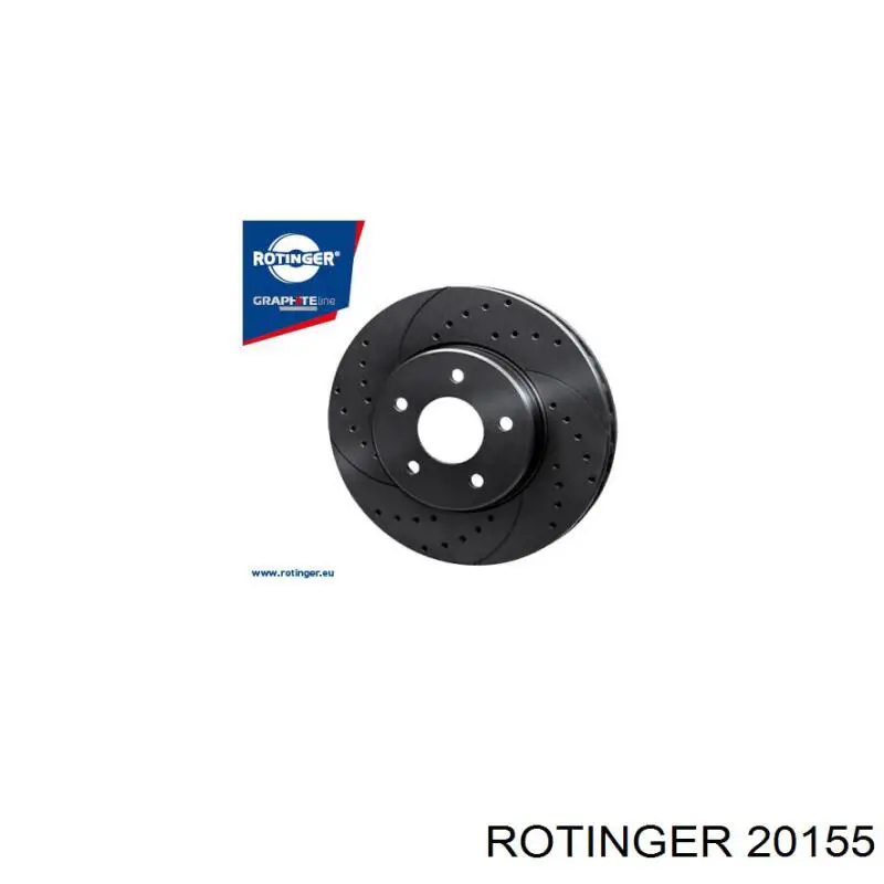 20155 Rotinger диск тормозной передний