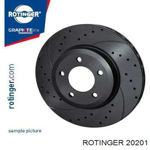 20201 Rotinger диск тормозной задний