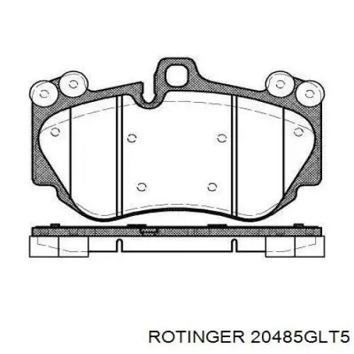 Тормоз дисковый передний Rotinger 20485GLT5 цена, от 76.76 USD