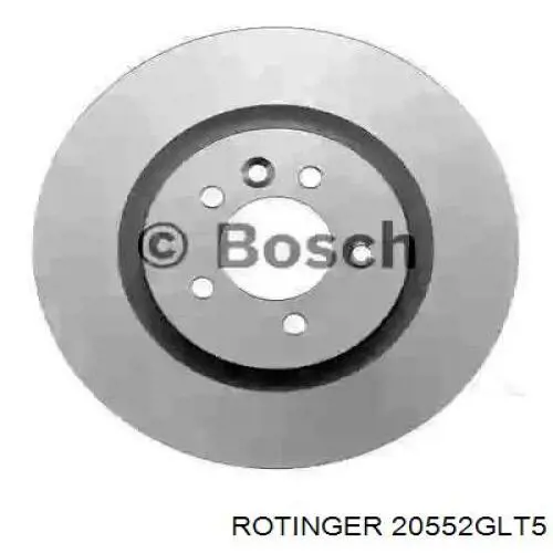 Передние тормозные диски 20552GLT5 Rotinger