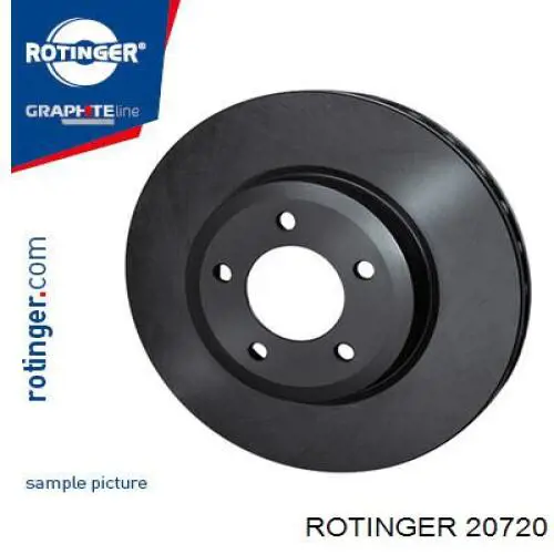 20720 Rotinger диск тормозной передний