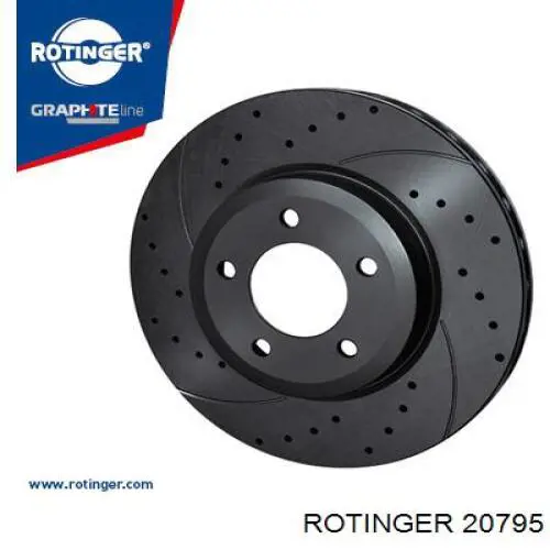 20795 Rotinger диск тормозной передний