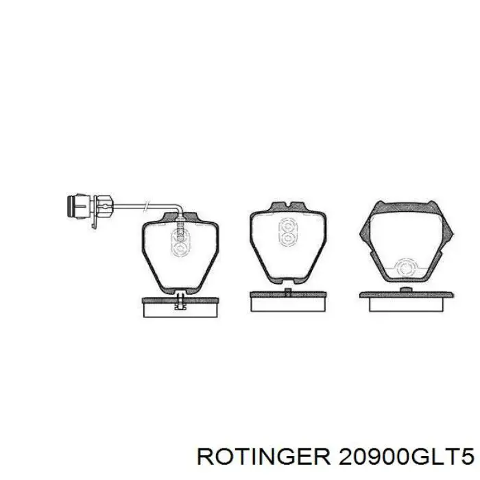 Задний тормозной диск Rotinger 20900GLT5 цена, от 67.19 USD