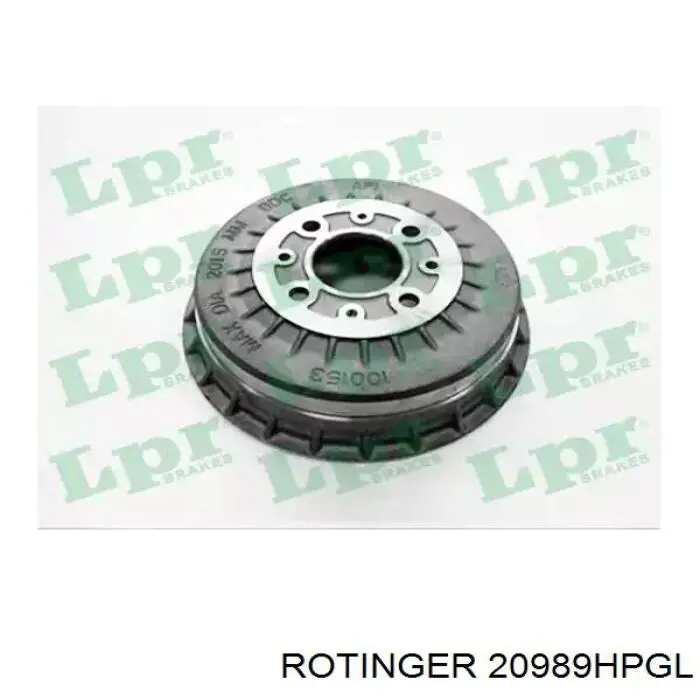 Передние тормозные диски 20989HPGL Rotinger