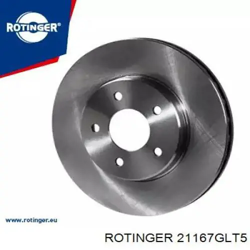 21167GLT5 Rotinger disco do freio dianteiro
