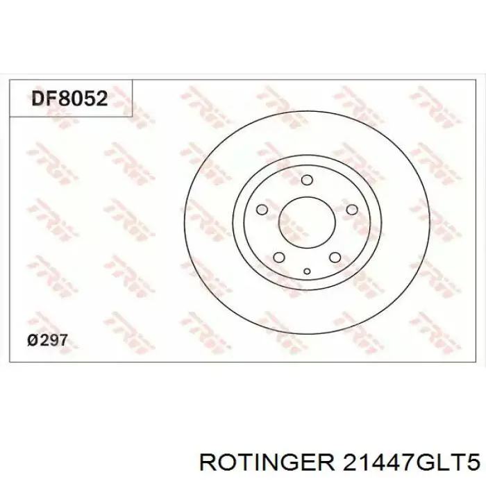 Передние тормозные диски 21447GLT5 Rotinger