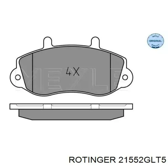 21552GLT5 Rotinger disco do freio dianteiro
