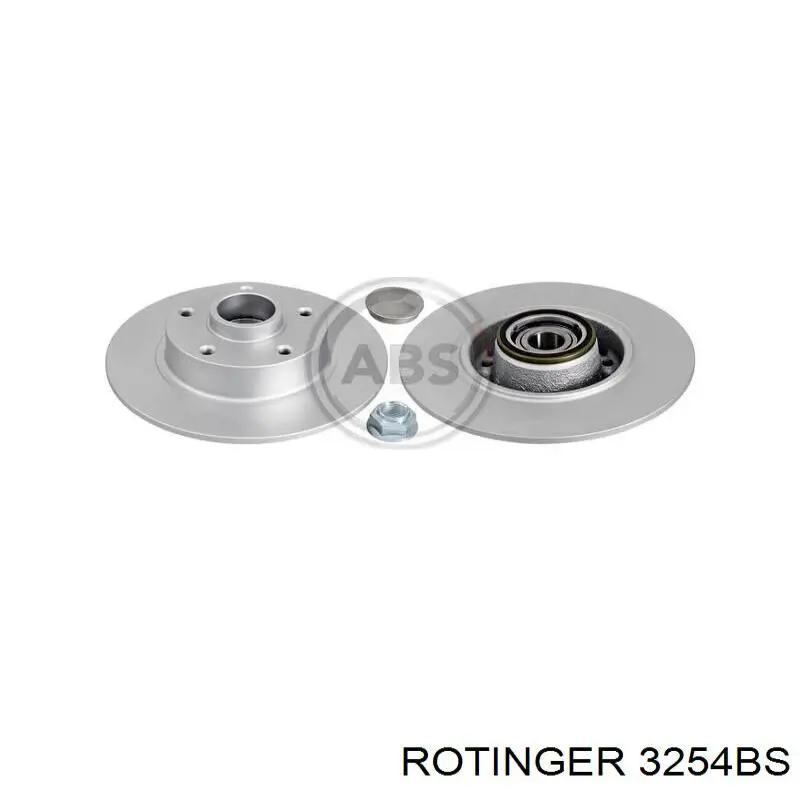 Тормозные диски 3254BS Rotinger