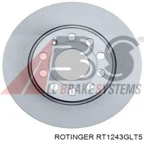 Тормозные диски RT1243GLT5 Rotinger