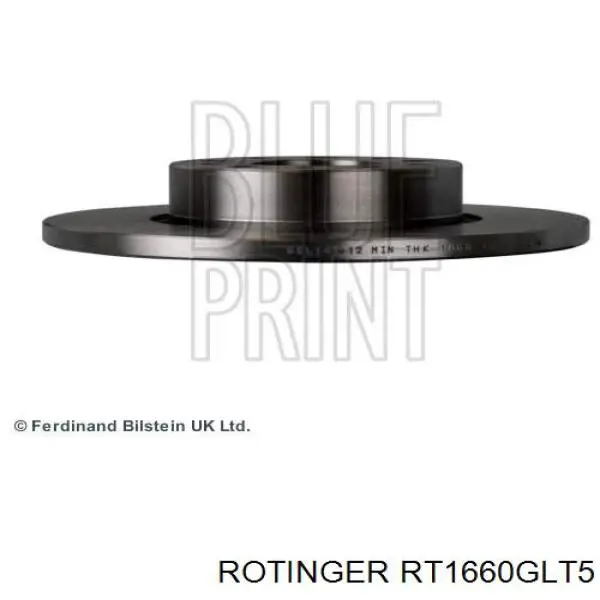Тормозные диски RT1660GLT5 Rotinger