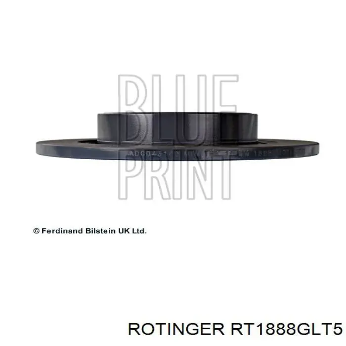 Задний дисковый тормоз Rotinger RT1888GLT5