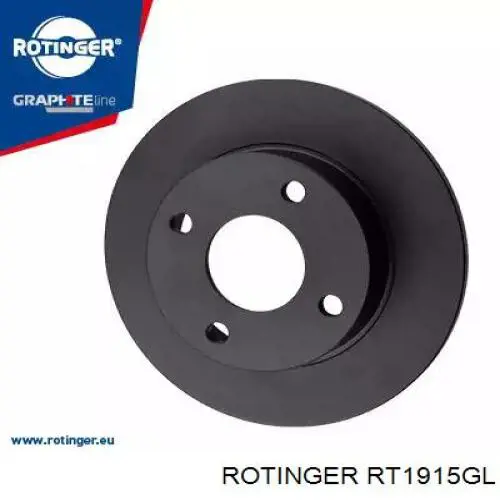 Задний тормозной диск Rotinger RT1915GL цена, от 26.89 USD