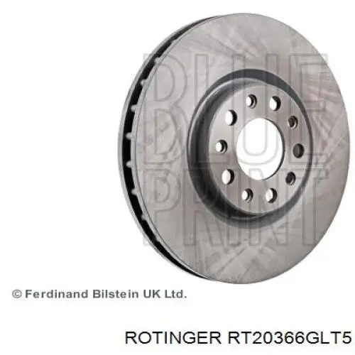 Тормоз дисковый передний Rotinger RT20366GLT5 цена, от 61.69 USD