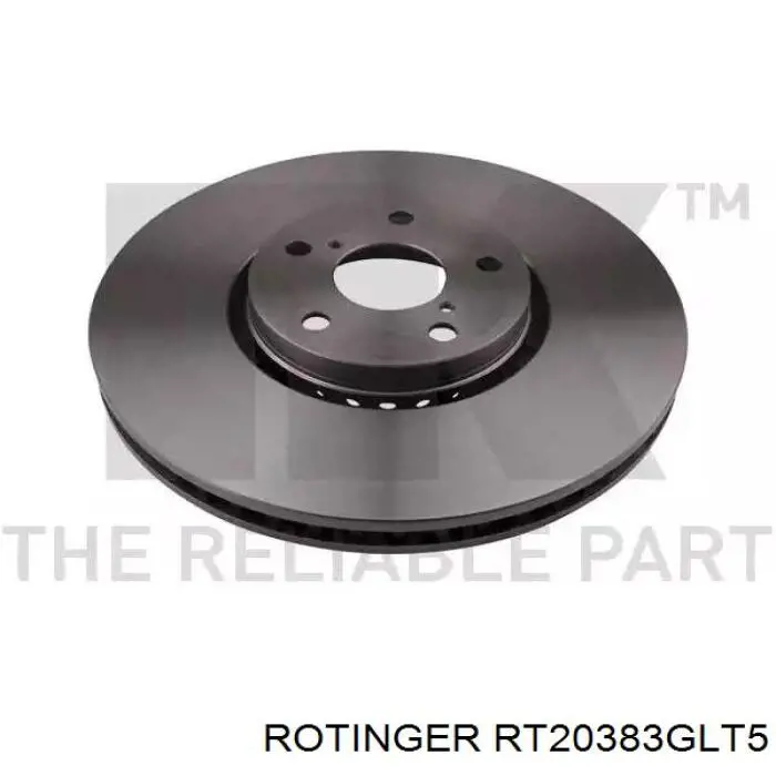 Тормоз дисковый передний Rotinger RT20383GLT5 цена, от 107.75 USD