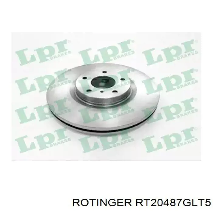 Тормоз дисковый передний Rotinger RT20487GLT5 цена, от 106.33 USD