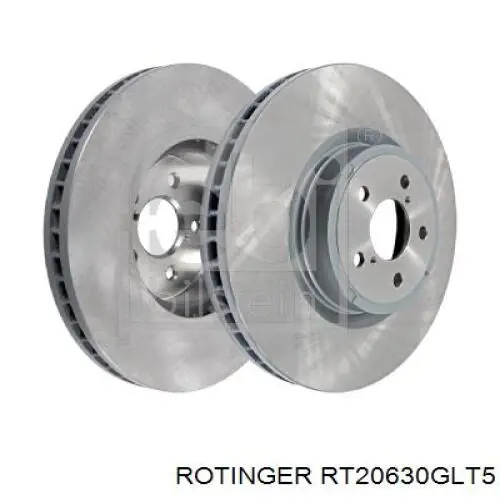 Тормоз дисковый передний Rotinger RT20630GLT5 цена, от 103.21 USD