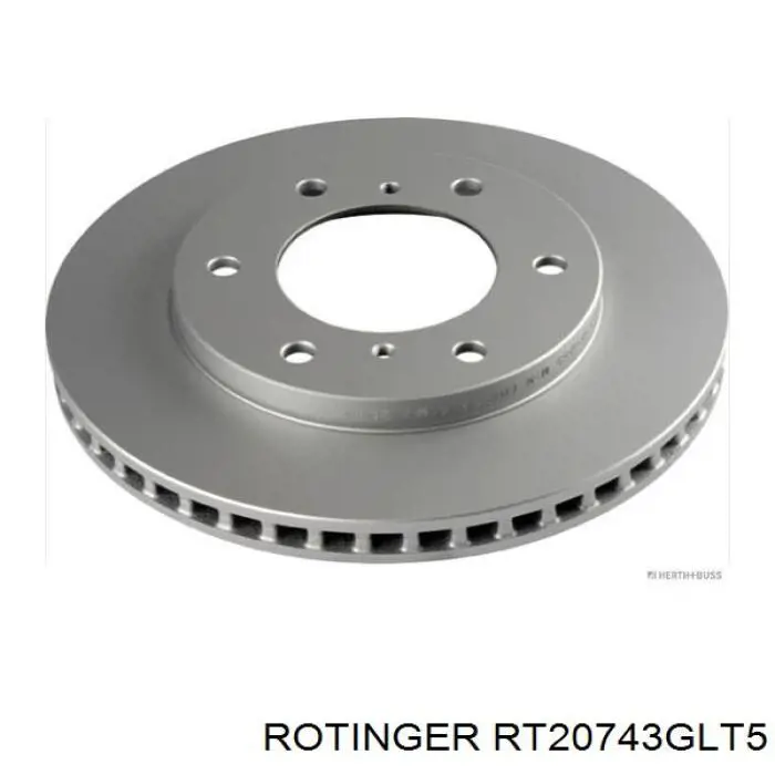 Тормоз дисковый передний Rotinger RT20743GLT5 цена, от 19.00 USD