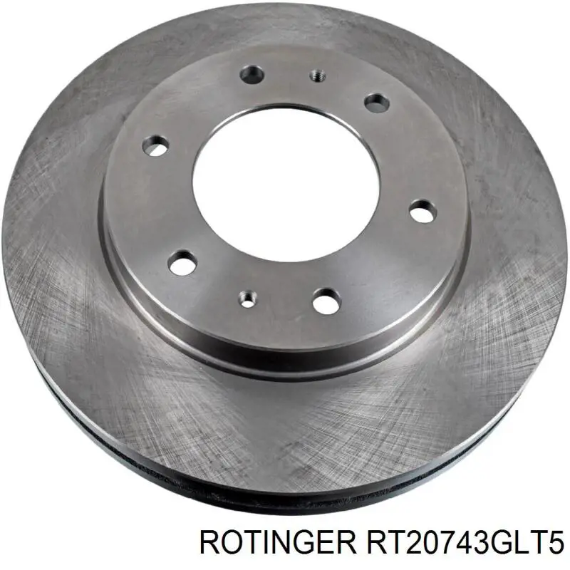 Диск гальмівний передній RT20743GLT5 Rotinger